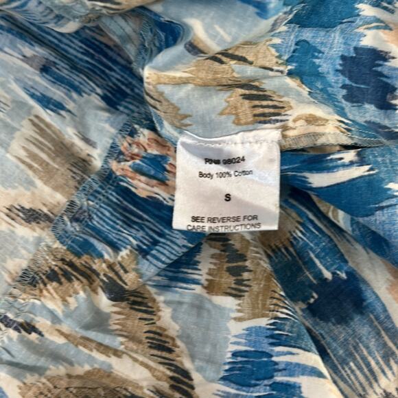 House of Harlow 1960 Zoey blue smocked tiered boho maxi dress, small - Picture 9 of 10